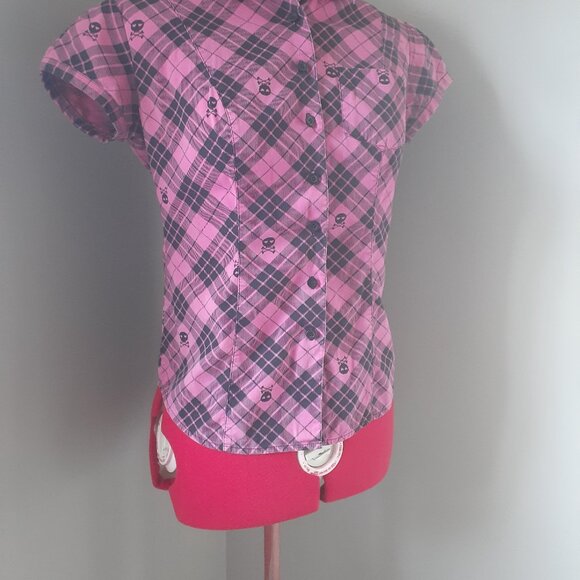 Pink Abbey Dawn button down shirt - Picture 2 of 6